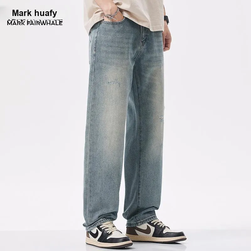 FAIRWHALE Jeans Unisex Light Blue-1
