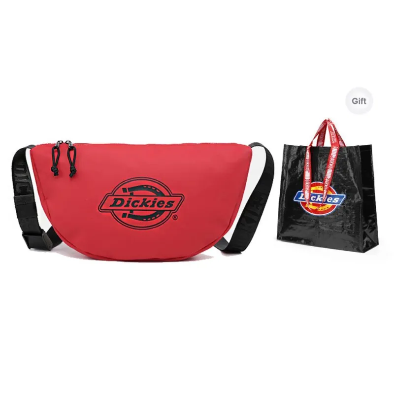 Dickies Polyester Pillow Bag, Commute Bag, Crossbody Bag Regular Unisex Red/Khaki/Black-21
