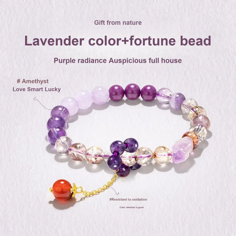 Jodie&Kevin Processing Amethyst Bracelets Unisex-3