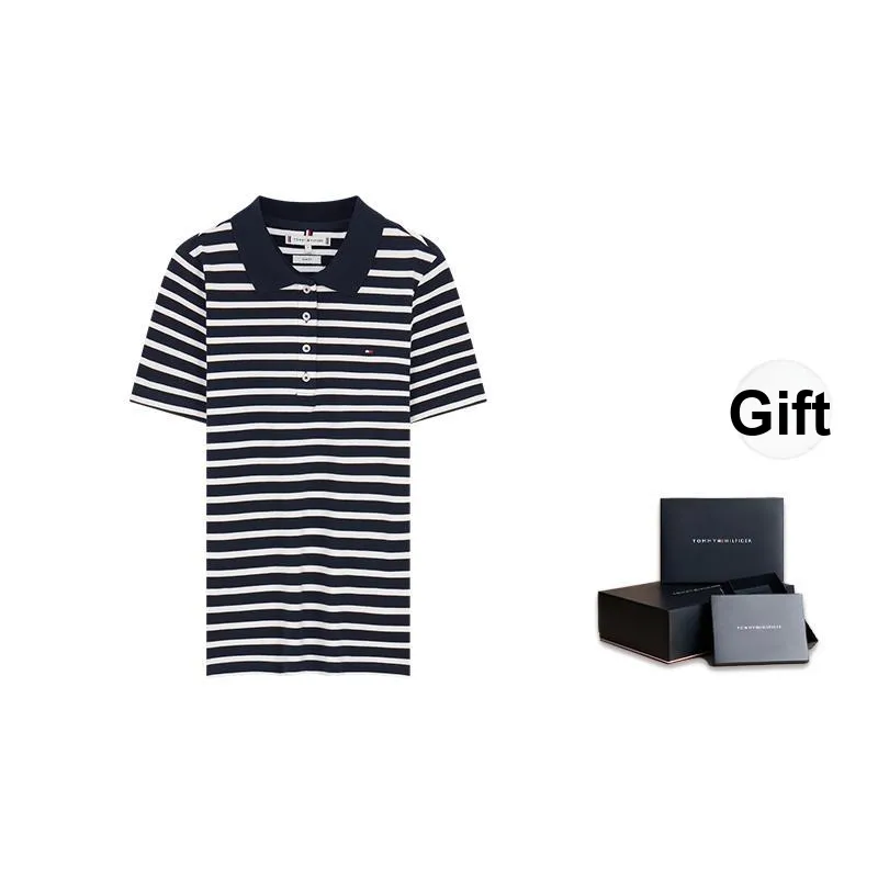 Tommy Hilfiger Striped Polo Top-23