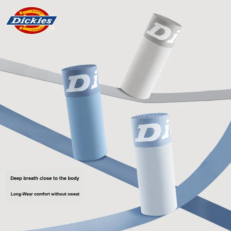 Dickies Underpants Men's Mulberry Silk Lightweight Breathable Skin Nourishing Mid Rise Sweatpants Gift Box Set 3 Pack-19