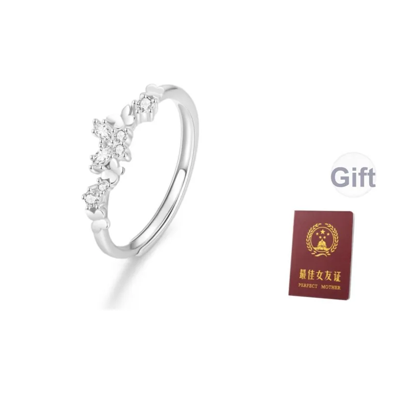 Central Fashion 925 Sterling Silver Rings Women's-5