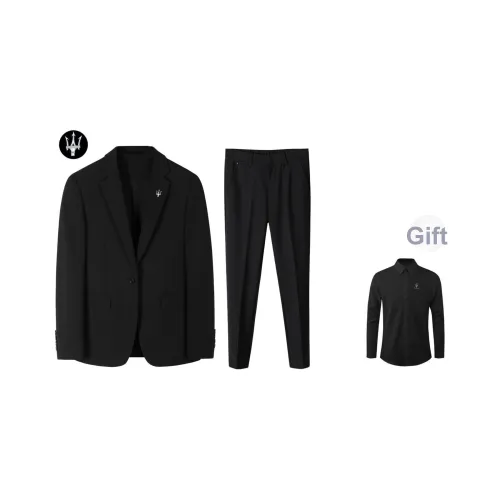 Maserati Деловой костюм мужской черный