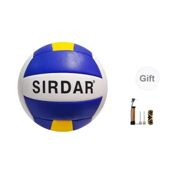SIRDAR PU Size 5 Volleyball Unisex Blue Yellow White