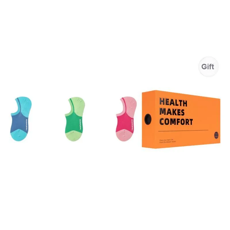 Vine Color No Show Socks Women's 3 Pack-18