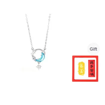 Chongqing Gold Store S925 Silver Necklaces Women's