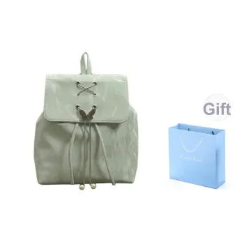 COLINS KEIRS Synthetic Leather Backpack Regular Women's Green