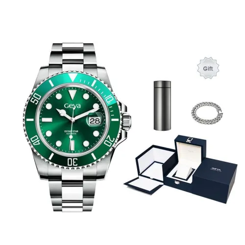 GEYA Автоматический Механический Movement Мужские Fish4Dogs Часы 40mm*13mm*20mm Зеленый