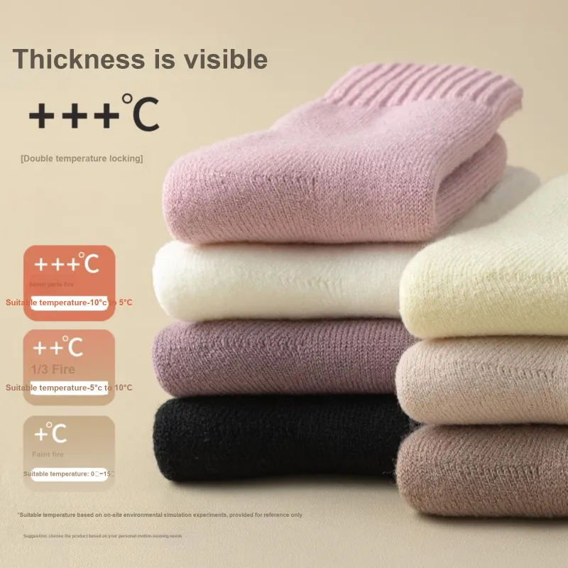 XXLLG Mid Calf Socks Women's 3 Pack-3