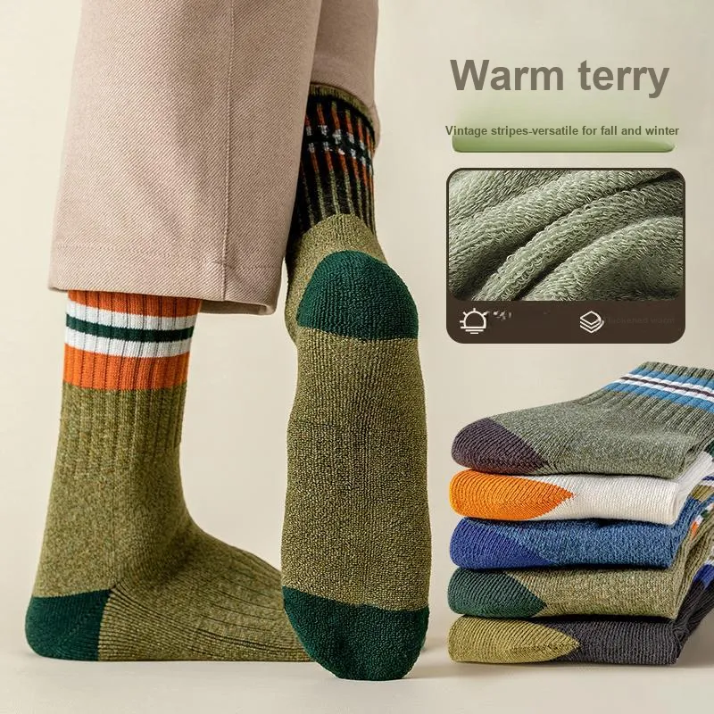 SOIE Mid Calf Socks Men's Combo Set-53