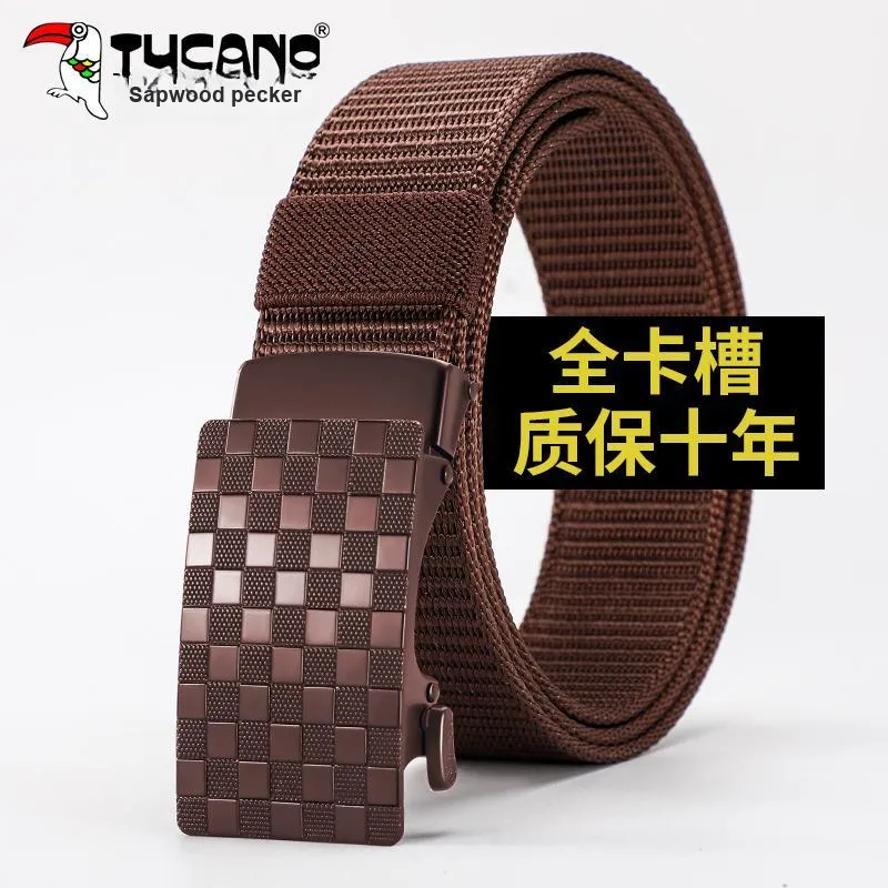 TUCANO Fabric Leather Belts Unisex 3.5cm-9