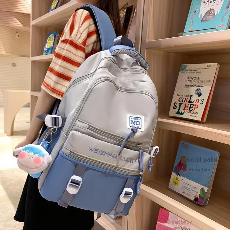 Yalu Nylon Backpack Unisex Multicolor-2