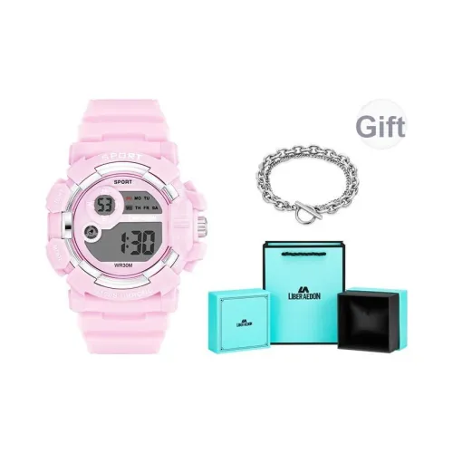 LIBER AEDON Кварцевый механизм белый циферблат унисекс коробка "Сердцебиение"