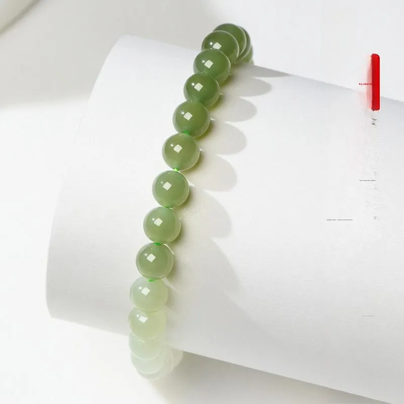 Phoenisess Bracelets Pale Greenish White Jade Women's-1