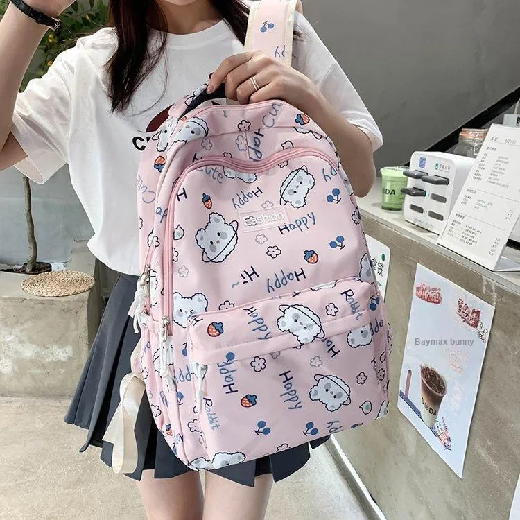 Barang Bear Canvas Backpack Regular Unisex Multicolor-3