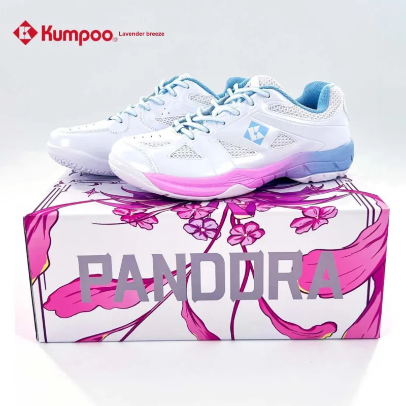 KUMPOO Pandora Cushioning Anti Slip And Wear Resistant Breathable Coverage Low Top Badminton Shoes Unisex Chameleon-10