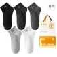 Black+Dark Gray+Medium Gray+Light Gray+White (5 Pack)