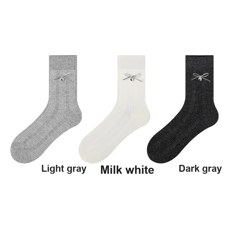 H YXIANG Mid Calf Socks Women's Combo Set-1