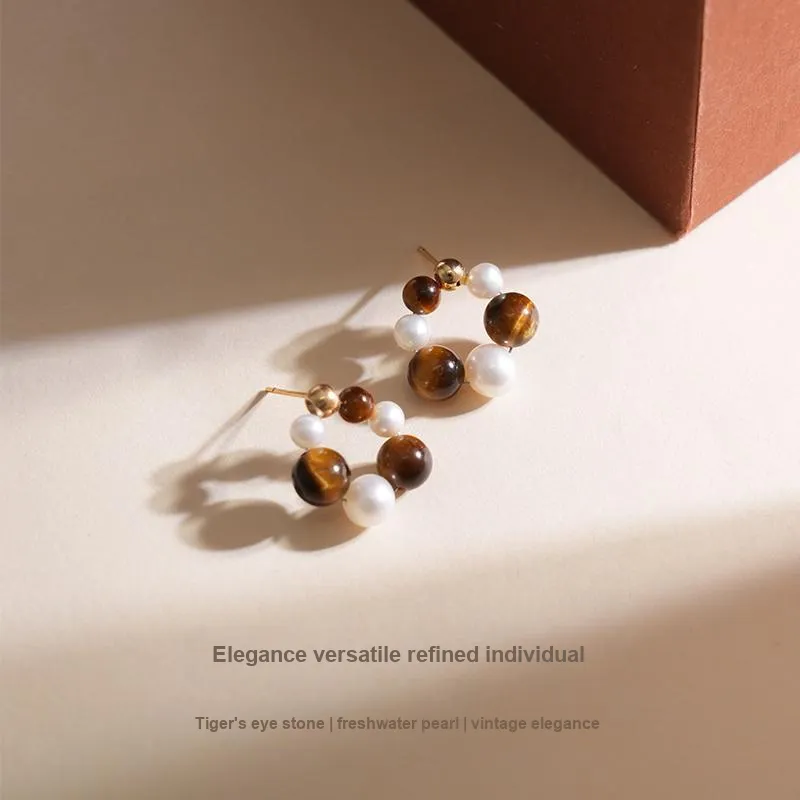 IDOKAWA Freshwater Pearl Stud Earrings Women's-1