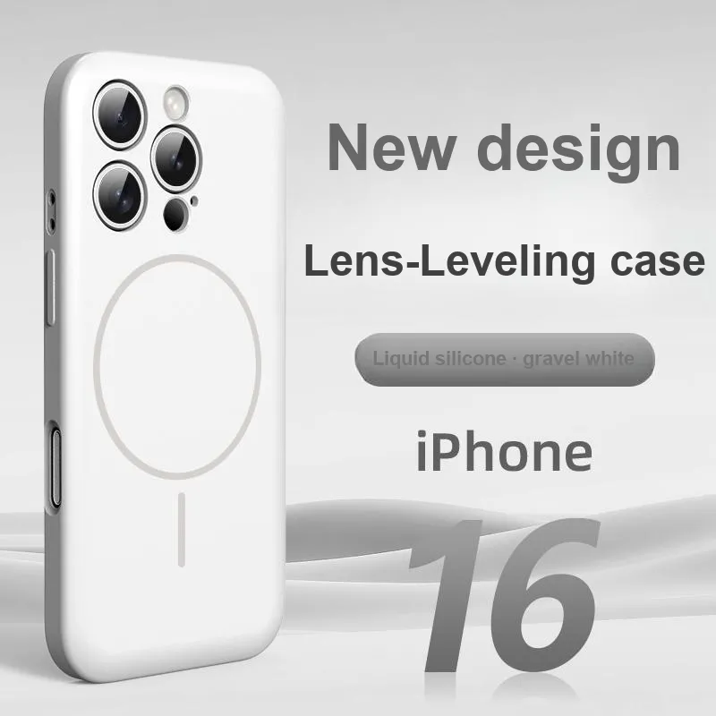 BOLIANSHI Silicone Material Compatibility Apple 16 Pro Max/iPhone 15 Plus/14 Pro Phone Cases Magnetic Protective Cases-3