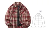 2 Pack (Burgundy Coat+Random Puffer Jacket)