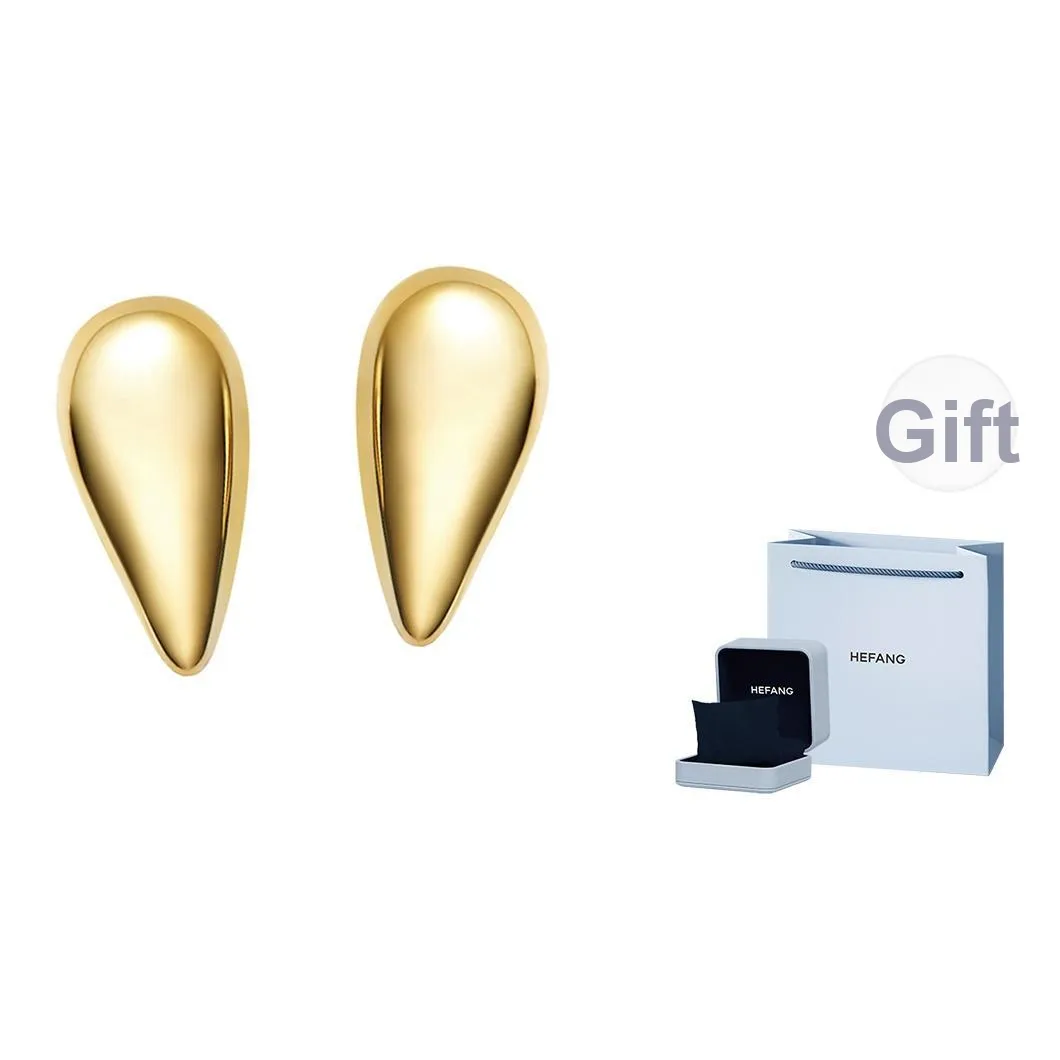 HEFANG 18K золото Little Tiger Teeth Каратовое золото Женские