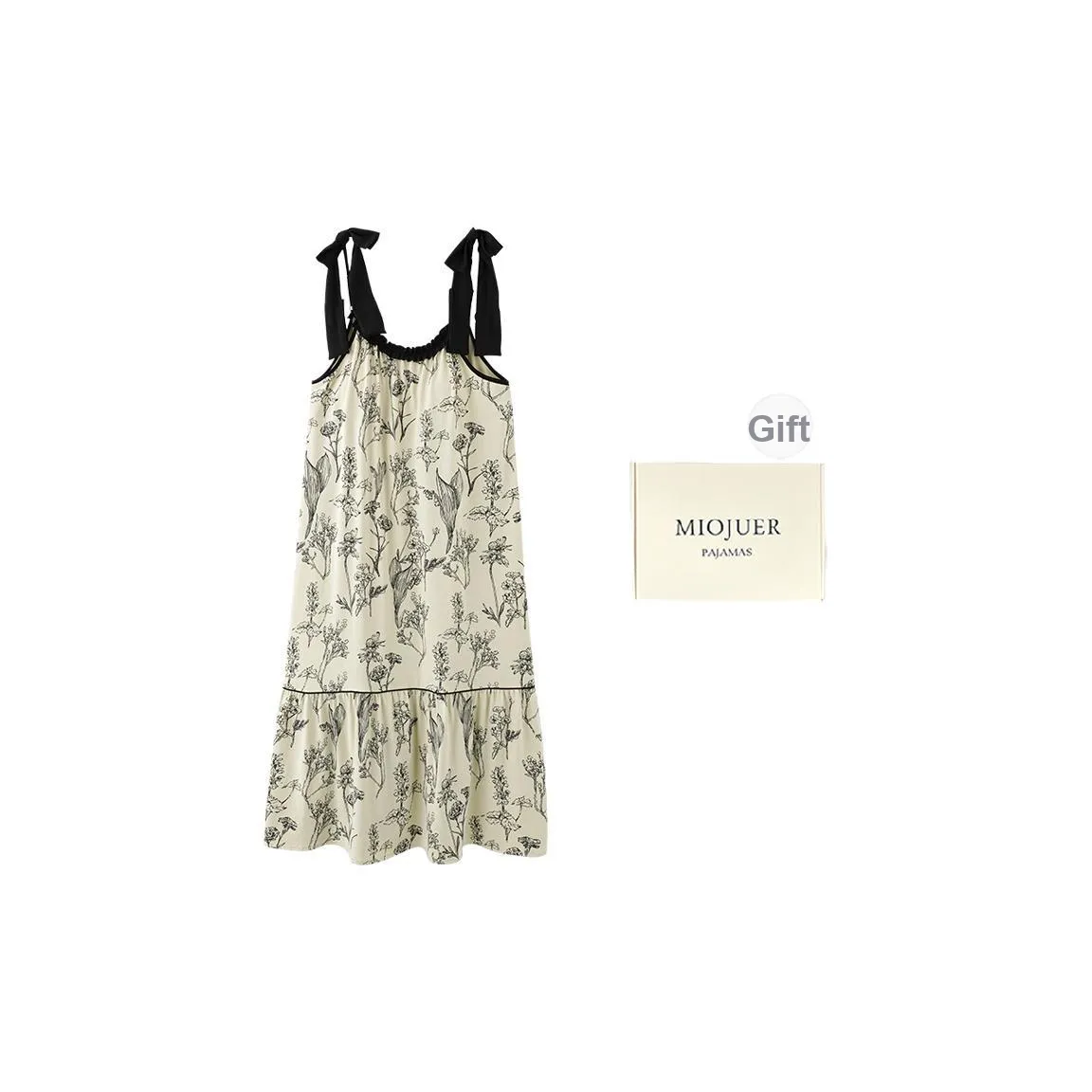 MIOJUER Ночная сорочка Женская Набор в подарочной коробке Мятно-зеленый