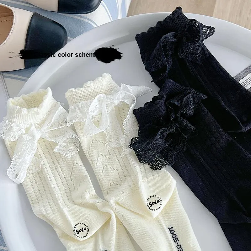 SOIE Mid Calf Socks Women's Combo Set-1