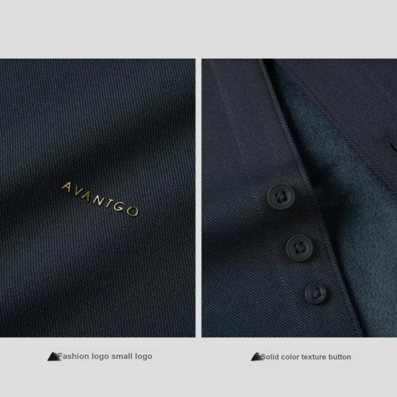 HLA Fleece Lined Lapel Fashion Warm Shirt Men's-5