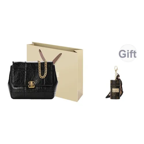 SADI Сумка через плечо из коровьей кожи женская звездный черный