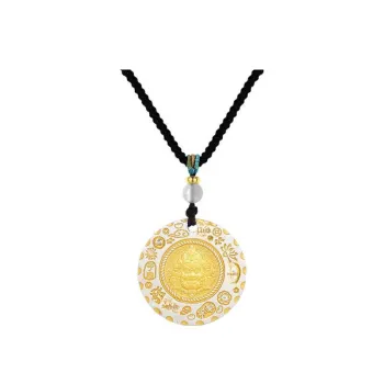 KING TAI SANG 999 Fine Silver Necklaces Unisex
