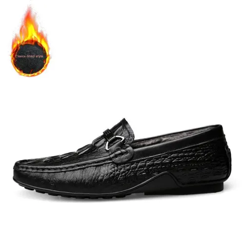 CKVUSAMG Gommino Loafers Unisex Black