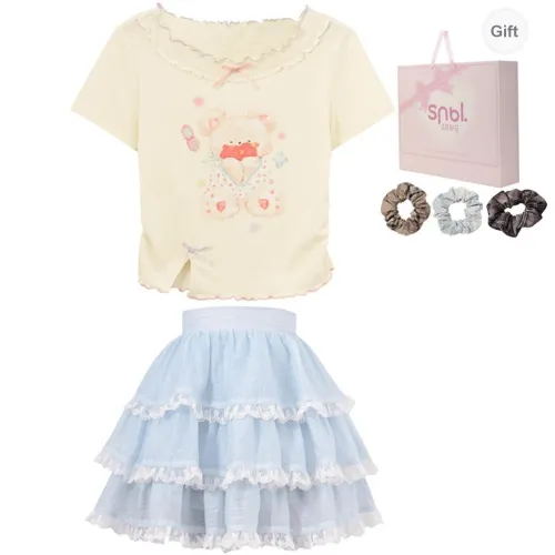 SNBL Two Piece Skirt Sets Women's
