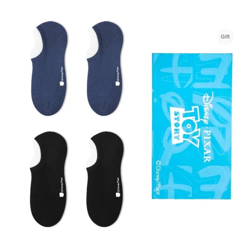 Disney No Show Socks Unisex Box 4 Pack-27
