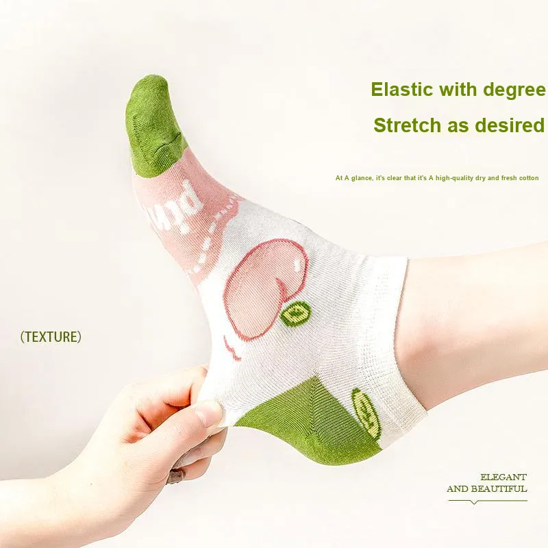 The Temptation Of The Muse Ankle Socks Women's 5 Pack-9