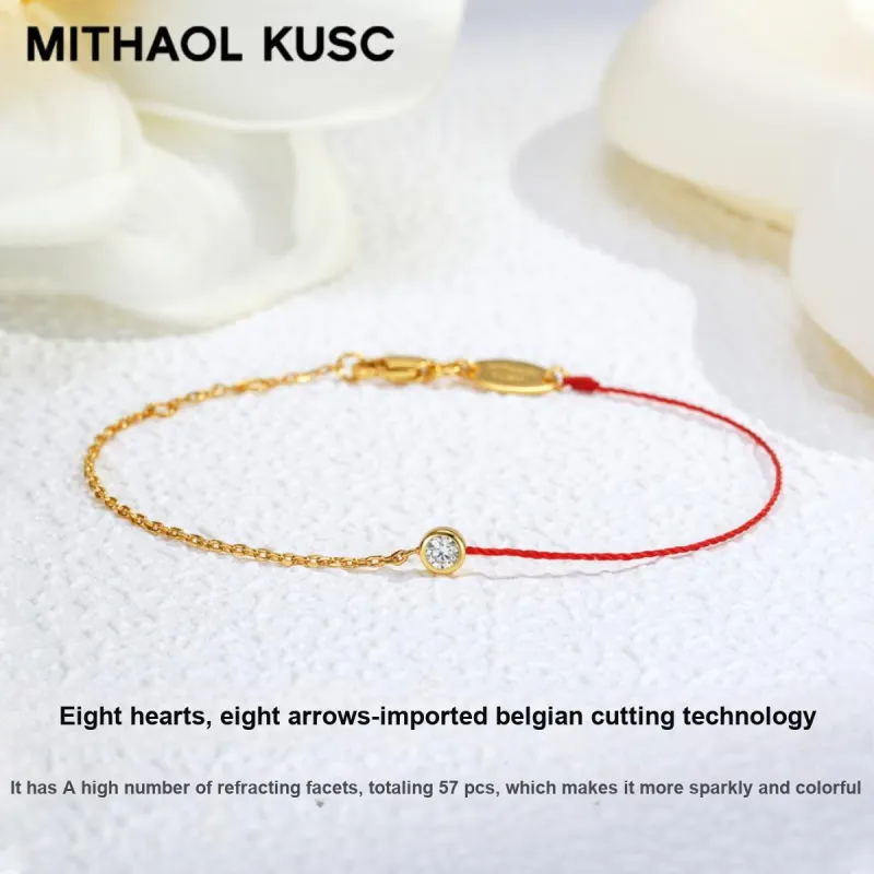 MITHAOL KUSC 18K Gold Plated Silver Bracelets Women's-9