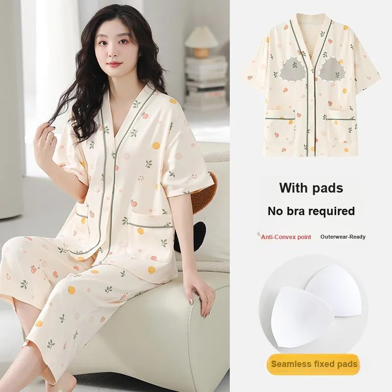 MADALLO Pajama Set Women's Apricot-2