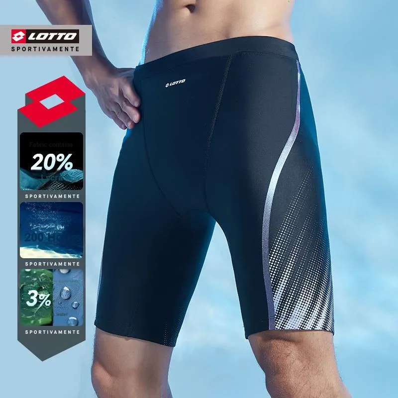 LOTTO Swimming Shorts Men's Black Purple-2