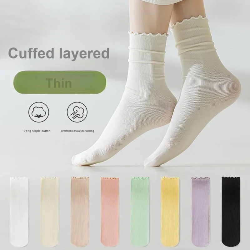 Gentle Welcome Mid Calf Socks Unisex 8 Pack-1