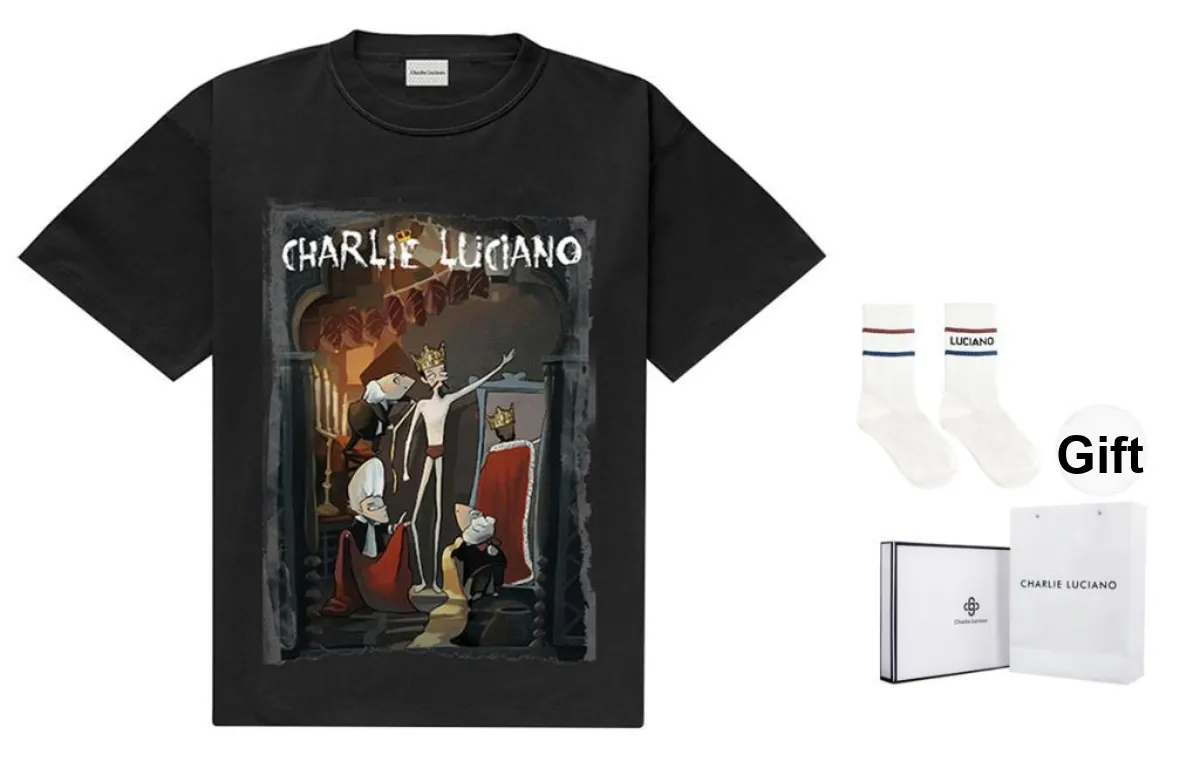 Charlie Luciano T Shirt Unisex Black