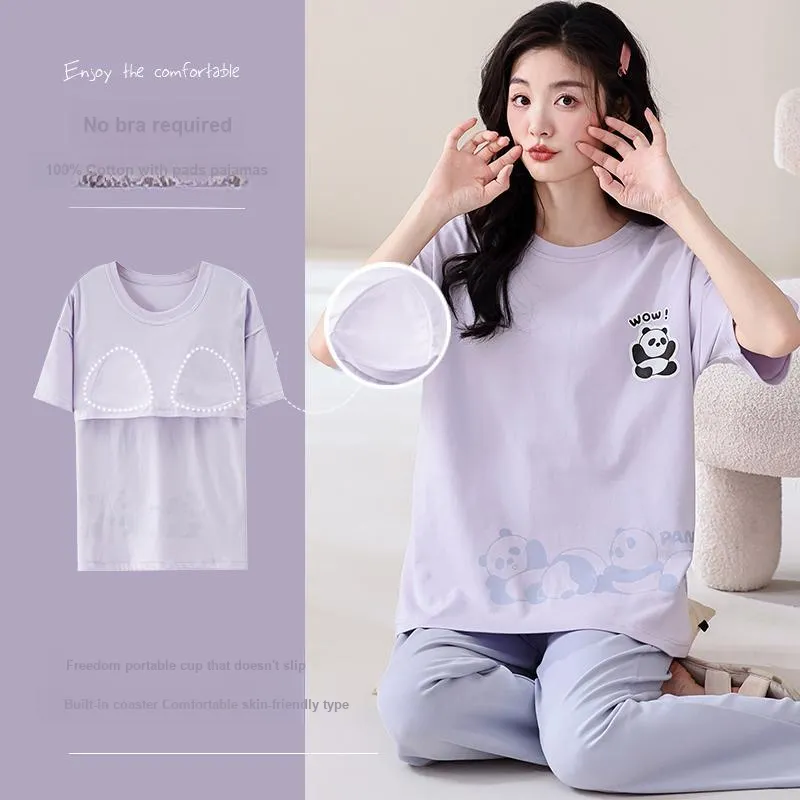MIIOW Pajama Set Women's Light Lavender-1