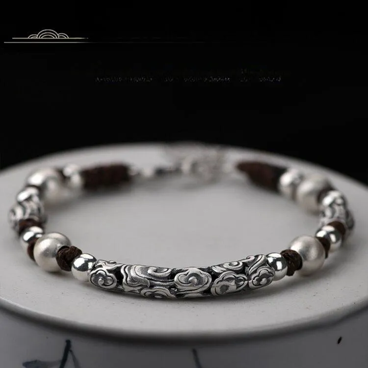BMK 999 Fine Silver Pure Silver Bracelets Unisex-3