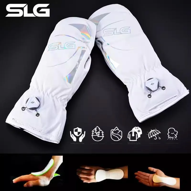 Sauglinge Ski Protective Gears Professional Ski Glove With Built-in Wrist Guard Unisex-3
