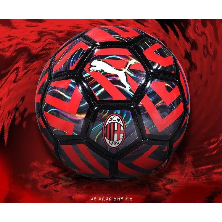 PUMA Size 4 5 Size Soccer Machine Stitched Soccer Ball Unisex Black Red-2