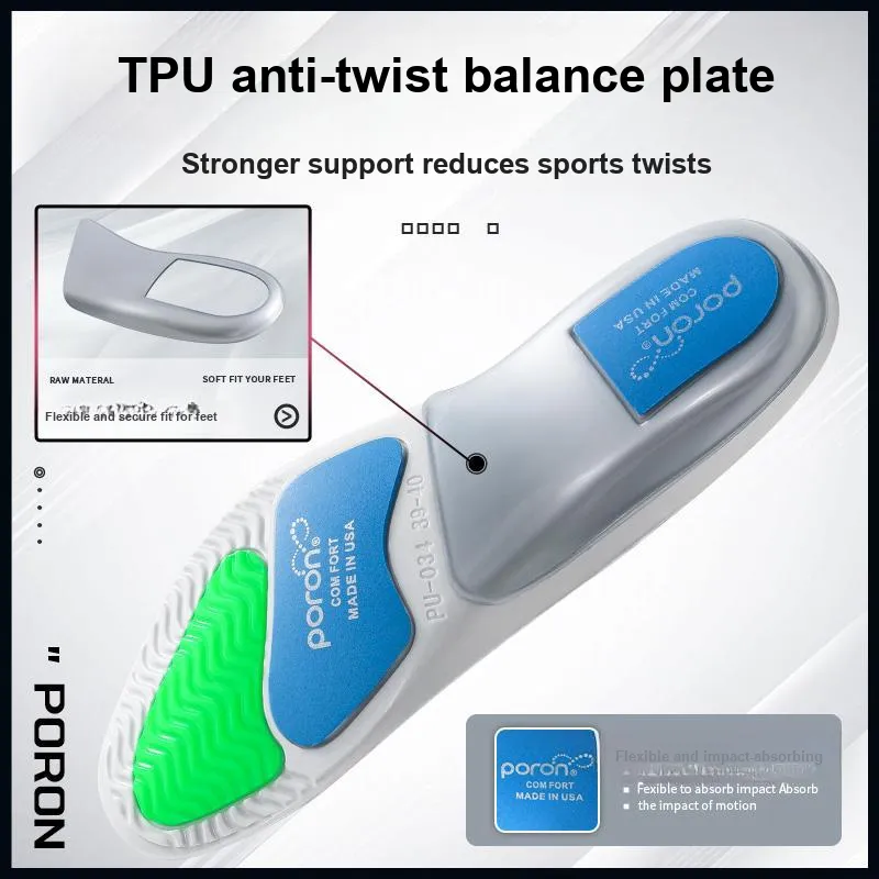 Footprint Tribe PU+PORON Insoles Unisex-3