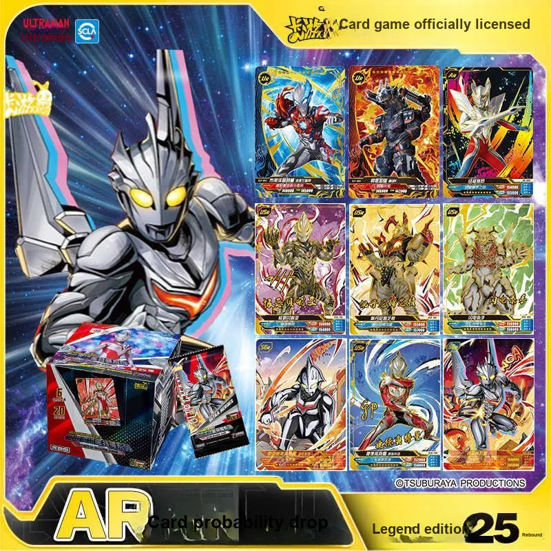 KAYOU Ultraman Card 25th Edition Legend Version IP/Anime Cards 20 Packs/box-1