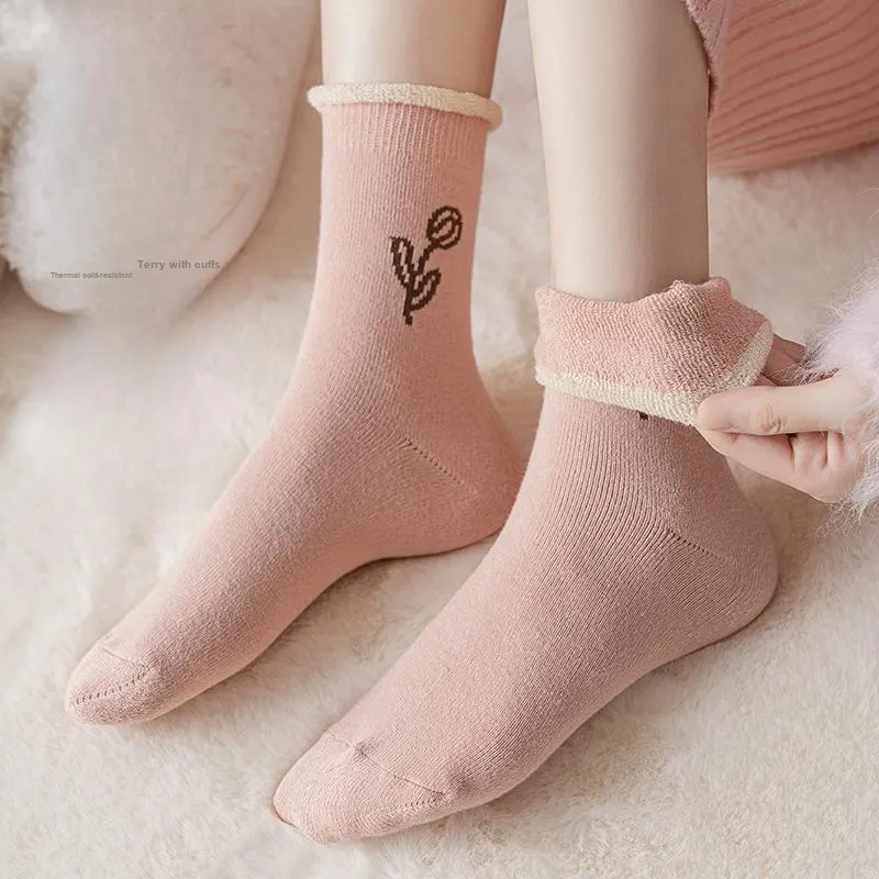 Cotton Gene Mid Calf Socks Women's Combo Set-2