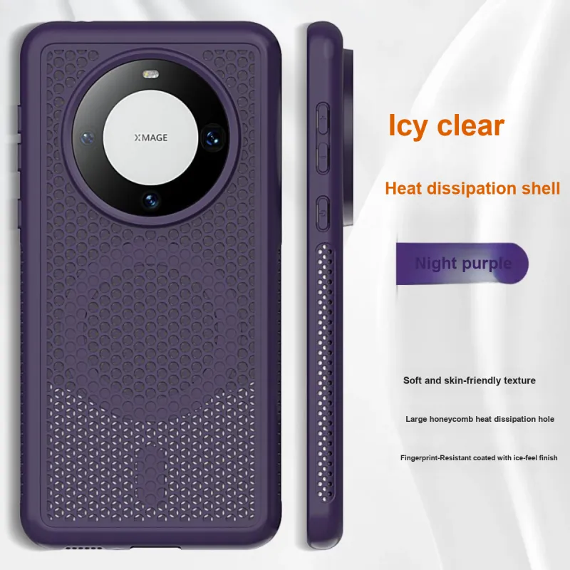 ZHUOJI TPU Material Heat Dissipation Magnetic Case Compatible With Huawei Mate 70 Pro-7