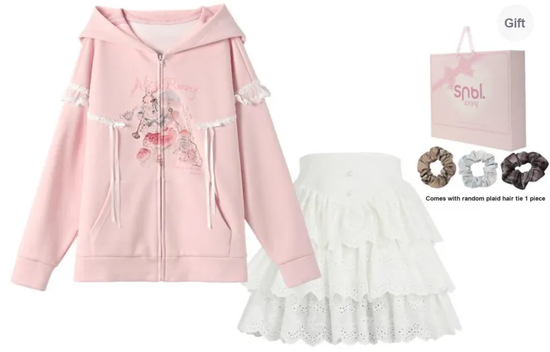 SNBL Two Piece Skirt Sets Women's Coat+Skirt-0