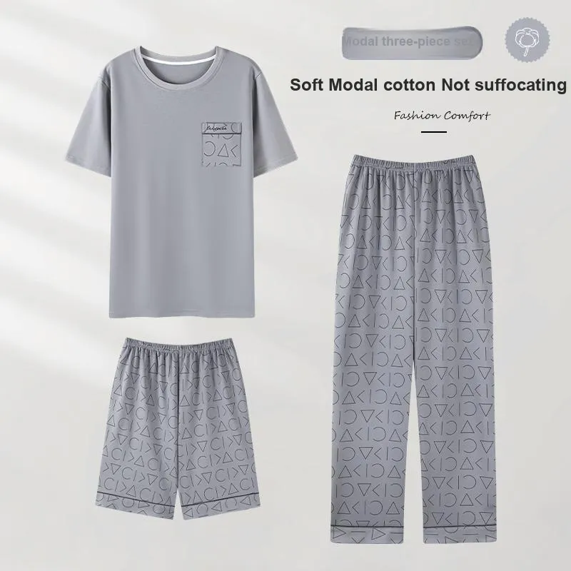 William Pajama Set Men's Image Color-1